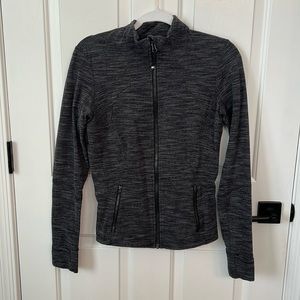 Lululemon Define Jacket Sz 6 Grey Tweed
